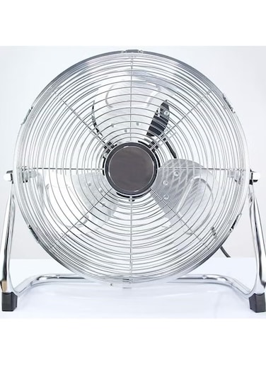 Metal floor fan 12" High velocity chrome free stand fan cooling fan industrial fan 3 speed desk fan table fan sturdy housing high airflow powerful", BLEF 30