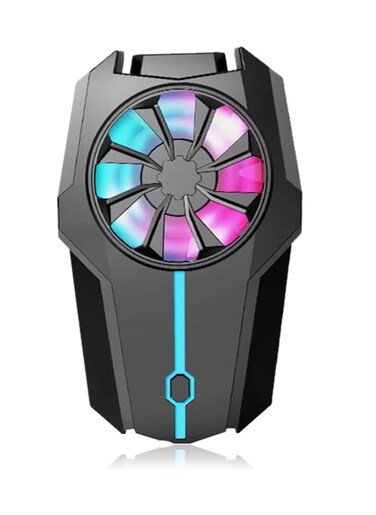 Mobile Phone Cooler for Games, Super Quiet Mobile Phone Fan, Heatsink for Most Smartphones, Portable Mobile Phone Cooler for Gaming Videos, Streaming Vlog, Wind with Three Gears