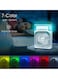 Personal Air Cooler Portable Air Conditioner Fan Mini Evaporative Cooler With 7 Colors LED Light 1/2/3 H Timer 3 Wind Speeds And 3 Spray Modes For Your Desk White