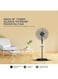 16 Inch Pedestal Fan, 45 Watts Power, T&quot; Class Motor, High-Performance Copper Motor, Wide Angle Oscillation, 5 Leaf &quot;AS&quot; Blades, 3 Speeds, Energy-Efficient, Ideal for Home &amp; Office - NPF1631T
