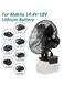 Portable Wireless Rechargeable Fan For Makita 21v Max Li-Ion Battery Outdoor High Power Fan Camping Fan