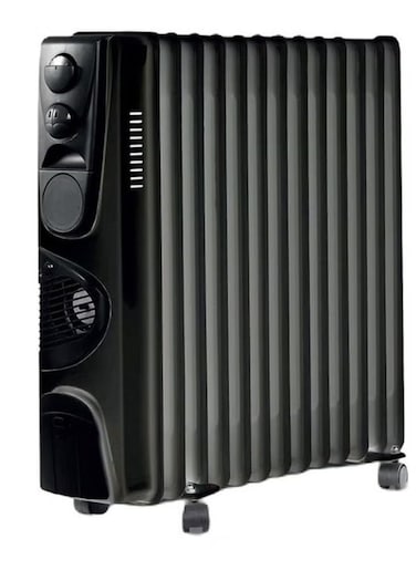 11 Fins Oil Heater  3 Heat Settings with Turbo Fan function Overheating Protection Energy Efficient &amp; Fast Heat Radiation Caster Wheels for Easy&nbsp;Movement&nbsp;2400w