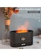 3D Flame Essential Oil Diffusers Flame Air Diffuser Ultrasonic Humidifier Portable Noiseless Aroma Diffuser For Home Office Or Yoga Essential Oil Diffuser With No Water Auto Off Protection