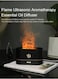 3D Flame Essential Oil Diffusers Flame Air Diffuser Ultrasonic Humidifier Portable Noiseless Aroma Diffuser For Home Office Or Yoga Essential Oil Diffuser With No Water Auto Off Protection