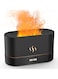 3D Flame Essential Oil Diffusers Flame Air Diffuser Ultrasonic Humidifier Portable Noiseless Aroma Diffuser For Home Office Or Yoga Essential Oil Diffuser With No Water Auto Off Protection
