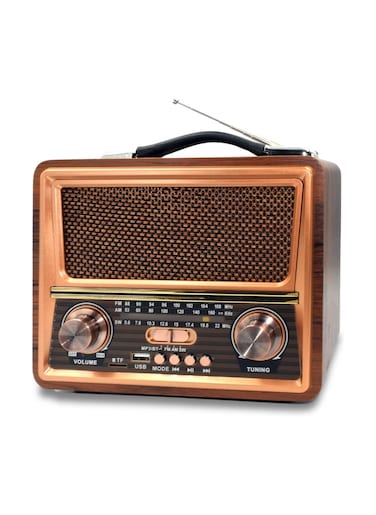 Retro Vintage Radio Bluetooth,Portable Radio AM FM SW with Best Sound
