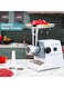 2000 W Electric Meat Grinder Sausage Machine Meat Grinder With Kibbe Attachment 3 Different Cutting Plates Meat Grinder &amp; Sausage Filler Reverse Function