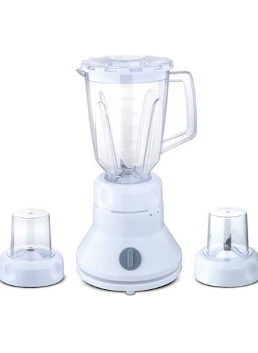 Blender 3in1, Miller &amp; Chopper 1.5 Liter Blending Jar 2 Speed Control with Pulse Function  350w POWERFUL MOTOR