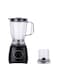 Professional household electric meat grinder and blender with a durable processor, available in glass and plastic options.