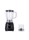 Professional household electric meat grinder and blender with a durable processor, available in glass and plastic options.
