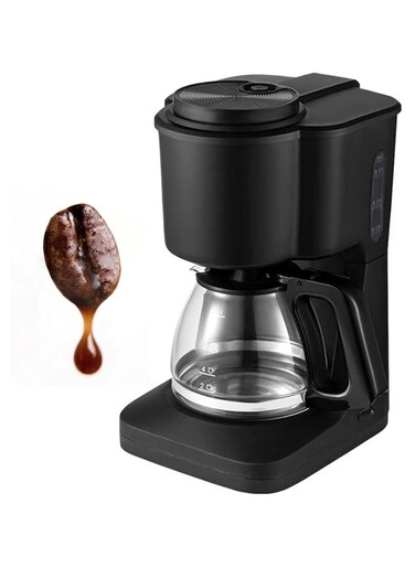 Drip Coffee Maker, Simply Brew Compact Drip Filter Coffee Machine, Front Access Easy Fill, Auto Keep Warm Function And Smart Anti-Drip System