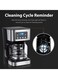 Coffee Maker, Drip Coffee Machine Timer with Kettle for Family for Cafe for Coffee Lover