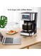 Coffee Maker, Drip Coffee Machine Timer with Kettle for Family for Cafe for Coffee Lover