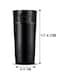 Insulated Travel Coffee Mug with Lid, Coffee Mug Double Wall Stainless Steel Tumbler Vacuum Flask Bottle Thermo Tea Mug