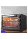 Electric Toaster Oven Counter Top Oven With Rotisserie &amp; Convection Function Grill And Cooking Tray Adjustable Temperature For Toasting Baking Roasting &amp; Grill 40 Litre