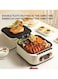 Electric Grill with Cooking Pot, Multifunctional Cooker, Fryer, Steamboat &amp; Grill