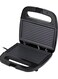 Portable Powerful 2 Slice Grill Maker with Non-Stick Coated Plates With Safety Locks, Cool Touch Handle &amp; Skid- Resistant Feet, Power On &amp; Ready Light Indicators  750 W GGM6001 Black