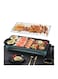Electric Griddle with Nonstick Cooking Plate, 2-in-1 Indoor Smokeless Grill 1500W Large Skillet Removable Drip Tray, Cool-Touch Handle, Adjustable 5 Level Temp Control for Pancake Burger Egg