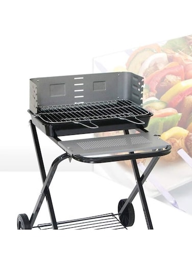 BBQ Grill Outdoor Grill Charcoal Barbecue Cooker Portable Home Outdoor Camping Picnics Grill Stainless Steel