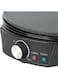 Electric Crepe Maker Griddle Multifunctional Nonstick Grill Pan Adjustable Temperature Control for Fast Cooking