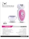 Portable smooth-glide facial epilator for women, designed for effective and gentle hair removal on the face.