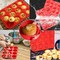 Silicone Muffin Pan Set &ndash; 12 Cup Regular &amp; 24 Cup Mini Cupcake Baking Tray .