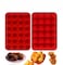 Silicone Muffin Pan Set &ndash; 12 Cup Regular &amp; 24 Cup Mini Cupcake Baking Tray .