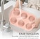 6-Cavity Silicone Muffin Pan &ndash; Nonstick, BPA-Free Cupcake Baking Tray