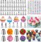 Cake Decoration Set - 301 PCS Baking Accessories with Swivel Cake Turntable, Airbrush Sprayers, Piping Bags &amp; Nozzles, Cake Scrapers, Icing Spatulas &amp; Decorating Tools