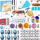 Cake Decoration Set - 301 PCS Baking Accessories with Swivel Cake Turntable, Airbrush Sprayers, Piping Bags &amp; Nozzles, Cake Scrapers, Icing Spatulas &amp; Decorating Tools
