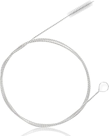 Flexible 1.5-Meter Drain Cleaning Brush &ndash; Durable Nylon Bristles with Stainless Steel Core for Clearing Tubes, Pipes, and Tight Spaces.