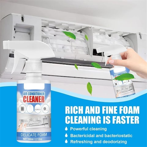 60ML Foaming AC Coil Cleaner &ndash; Quickly Removes Dirt and Dust from Air Conditioners, Enhances Cooling Efficiency, and is Safe for All Types of AC Units