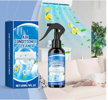 3-in-1 No-Rinse AC Cleaning Foam Spray &ndash; Versatile Foaming Cleaner for Home and Commercial Air Conditioners, Air Ducts, and Vents, Ideal for Window AC Maintenance