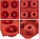 Mini Bundt Cake Pan Set &ndash; 6-Cavity Silicone Fluted Tube Cake Mold, Non-Stick Baking Pan for Bundtlettes, Cupcakes, Doughnuts, Jello, Cornbread, and Brownies, Easy Release &amp; Dishwasher Safe