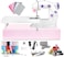 Beginner Sewing Machine with Extension Table &ndash; 2-Speed, 2-Thread Mini Electric Sewing Machine, Portable  with Foot Pedal Perfect for Home Use &amp; Gifting.