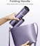 Professional Hair Dryer with Diffuser - Ionic Blow Dryer for Women &amp; Men, Lightweight Travel Hairdryer, Constant Temperature Care, Low Noise, Anti-Hair Intake, Fast Drying - Purple