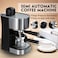 Semi-Automatic Espresso Machine for Home &amp; Office   Compact Coffee Maker with Multiple Brew Strength Options, Milk Frother, &amp; Fast Heating   Ideal for Espresso, Latte, Cappuccino