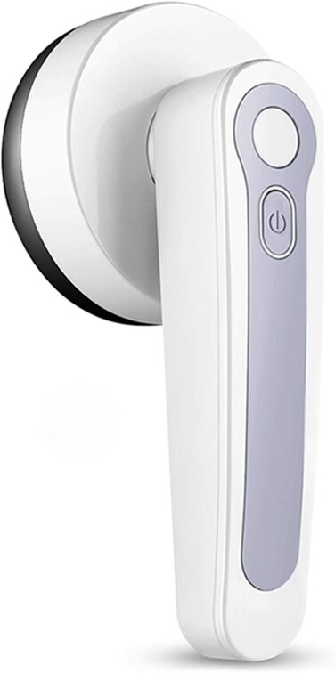 Lint Remover &amp; Pet Hair Shaver &ndash; Rechargeable &amp; Corded Operation, 2 Extra Blades, Large Shaving Surface for Clothes, Furniture, Blankets &ndash; Portable Fabric Shaver for Travel