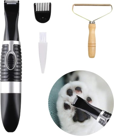 Professional Cordless Dog Clippers for Grooming &ndash; Rechargeable Electric Pet Hair Trimmer with Low Noise, 2-Speed Settings, Stainless Steel Blades.