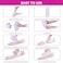 Roll-on Wax Warmer Kit with 100 Non-Woven Strips - Portable Hair Removal System for Women &amp; Men - At-Home Waxing Machine for Legs, Arms, Bikini, Face - Painless &amp; Easy to Use
