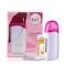Roll-on Wax Warmer Kit with 100 Non-Woven Strips - Portable Hair Removal System for Women &amp; Men - At-Home Waxing Machine for Legs, Arms, Bikini, Face - Painless &amp; Easy to Use