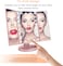 Rose Gold Makeup Mirror with 21 LED Lights &ndash; 1X/2X/3X Magnification, Touch Control, Dual Power (Battery/USB), Adjustable Brightness &ndash; Portable Vanity Mirror for Makeup, Skincare &amp; Travel