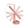 Rose Gold Makeup Mirror with 21 LED Lights &ndash; 1X/2X/3X Magnification, Touch Control, Dual Power (Battery/USB), Adjustable Brightness &ndash; Portable Vanity Mirror for Makeup, Skincare &amp; Travel