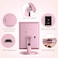 Rose Gold Makeup Mirror with 21 LED Lights &ndash; 1X/2X/3X Magnification, Touch Control, Dual Power (Battery/USB), Adjustable Brightness &ndash; Portable Vanity Mirror for Makeup, Skincare &amp; Travel