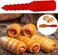 Hot Dog Bun Cutter Tool &ndash; Drill-Free Bread Hole Maker for Grilling, BBQ, and Baking &ndash; Dishwasher Safe, Non-Slip Grip &ndash; Perfect for Hot Dogs, Sandwiches, and Party Snacks
