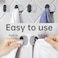 3-Pack Adhesive Towel Hooks &ndash; Premium Chrome Finish, No-Drill Wall Mount for Kitchen, Bathroom &amp; Shower &ndash; Strong Sticky Hooks for Hand Towels, Robes &amp; Hats