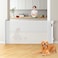 Retractable Baby Gate &amp; Dog Gate &ndash; Extra Wide (Extends to 150cm), 85.6cm Tall Mesh Safety Barrier for Doorways, Hallways &amp; Stairs &ndash; No Drill Installation for Kids &amp; Pets