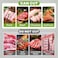 Manual Meat Slicer - Premium Food Cutter for Fresh Beef, Poultry &amp; Deli Meats - Adjustable Thickness Gray Meat Slicer with Non-Slip Base - Kitchen Slicing Tool for Home &amp; Commercial Use