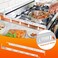 4Pcs Stainless Steel Stove Gap Covers &ndash; Adjustable Oven &amp; Counter Gap Filler &ndash; Heat-Resistant Range Trim Kit for Kitchen Safety &amp; Cleanliness