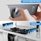 2-Pack Black Stainless Steel Stove Gap Covers &ndash; Adjustable Length (13.8" to 27.5") &ndash; Heat-Resistant Kitchen Counter Gap Guard for Range &amp; Oven.